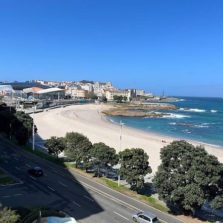 Primera Linea De Playa De Riazor La Coruña Eksteriør bilde